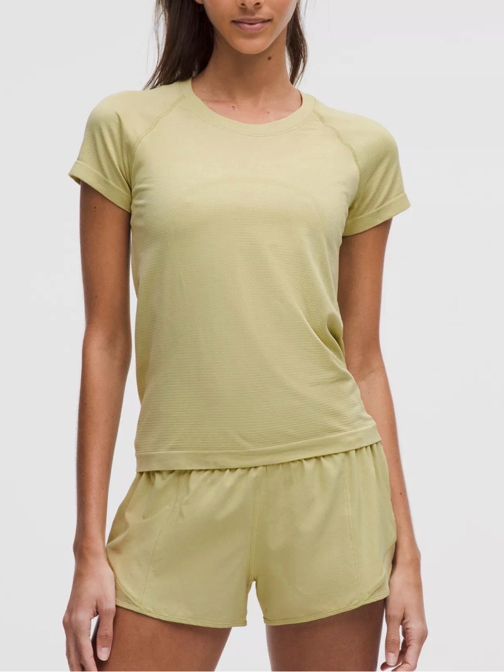 Lululemon Swiftly Tech Short-Sleeve Shirt 2.0 Waist Length in Honeydew